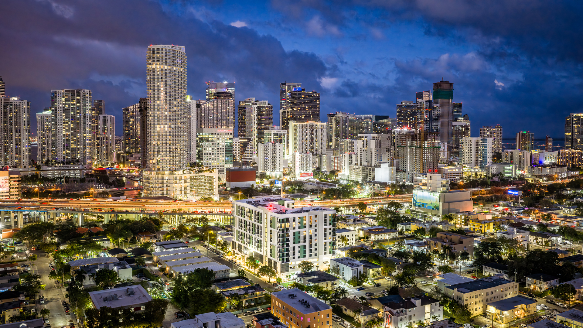 Brickell Miami Skyline